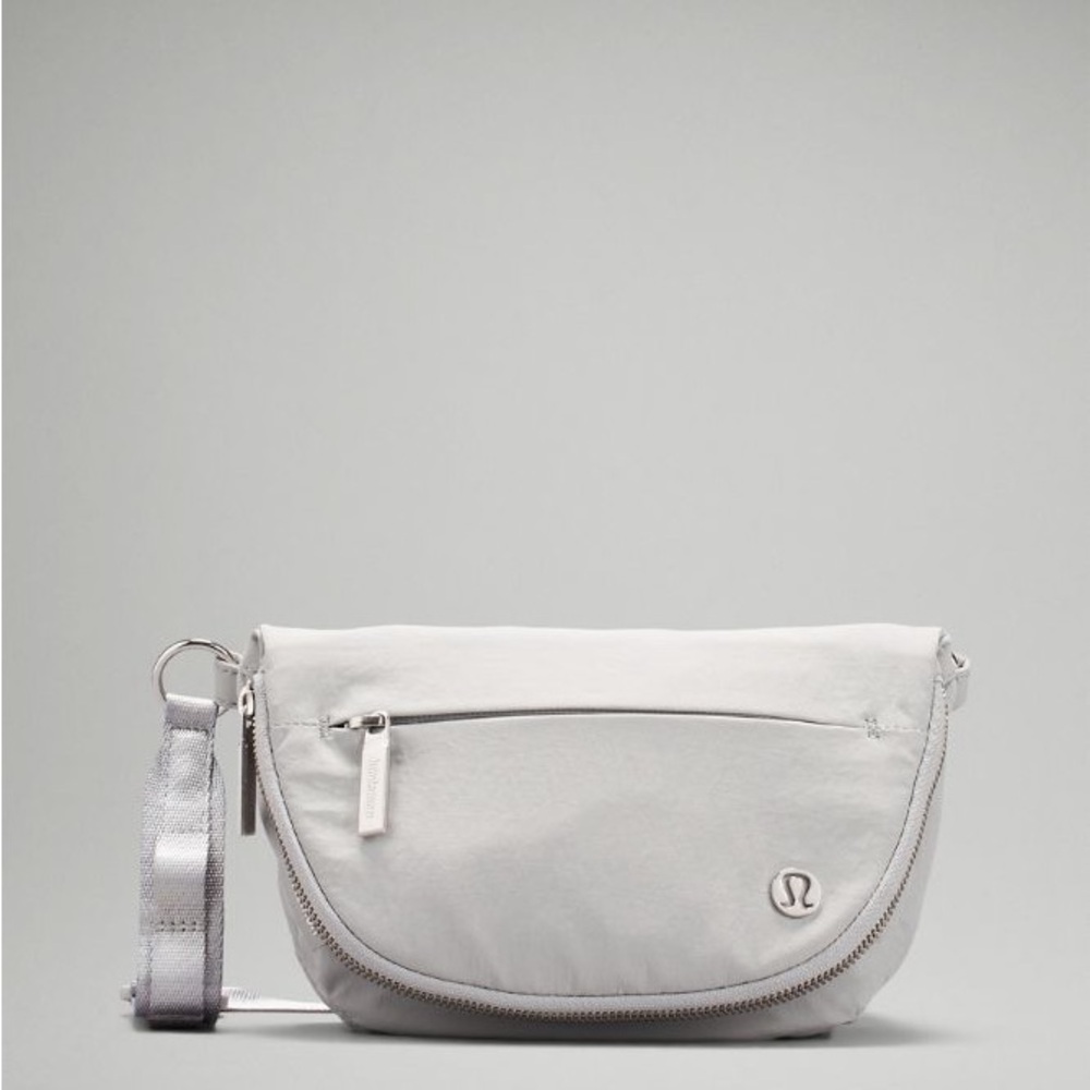 lululemon bag 5L athletica Light Gray Crossbody Bag